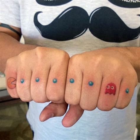 30 Pacman Tattoo Designs For Men - Arcade Game Ink Ideas