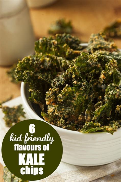 6 Kid-Friendly Flavours of Kale Chips - Kids love them and they are easy to make too! Healthy ...