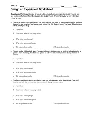 design an experiment worksheet answer key - softpastelarttutorialsvideos