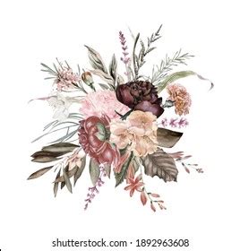 Watercolor Flower Png Boho Flower Clipart Boho Flower | ubicaciondepersonas.cdmx.gob.mx