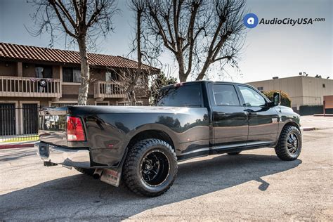 20" Fuel Wheels D574 Cleaver Dually Gloss Black Milled Off-Road Rims ...