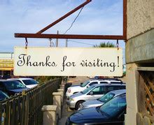 Thanks For Visiting Sign Free Stock Photo - Public Domain Pictures