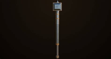 Battle Hammer 11 All PBR Unity UE Textures - 3D Model by Eight Vertex