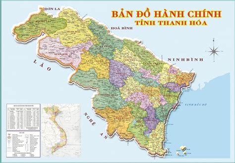 Bản đồ tỉnh Thanh Hóa - Thanh Hoa map - EU-Vietnam Business Network (EVBN)