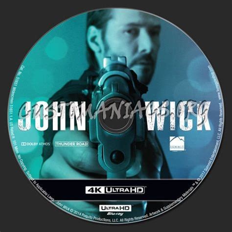 John Wick 4K blu-ray label - DVD Covers & Labels by Customaniacs, id ...