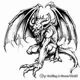 Demon Coloring Pages  Free & Printable sketch template
