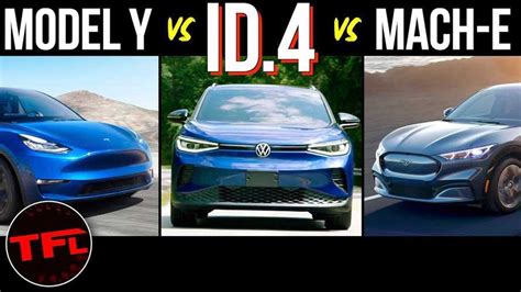 How Does The VW ID.4 Stack Up To Tesla Model Y, Ford Mustang Mach-E?