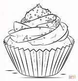 Cupcake coloring Page  Free Printable Coloring Pages sketch template