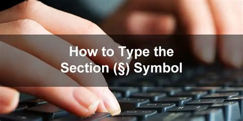 How to Type the Section Symbol (§) on Your Keyboard - Tech Pilipinas