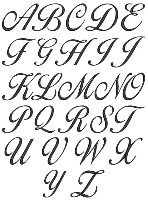 Beautiful Alphabet Letters | Cursive fonts alphabet, Cursive calligraphy, Lettering alphabet