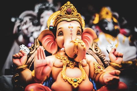 Ganapati Bappa Wallpaper 4K, Lord Vinayak, Ganapati