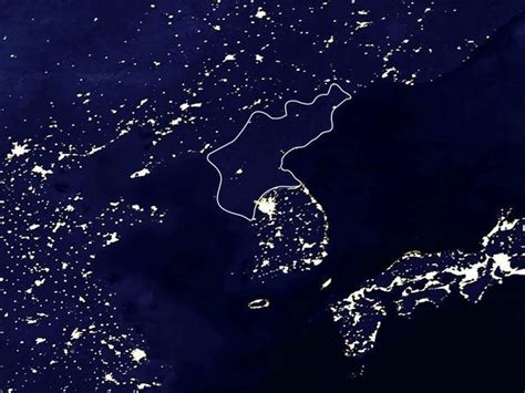 North Korea's Still In The Dark, As Photos From Space Show