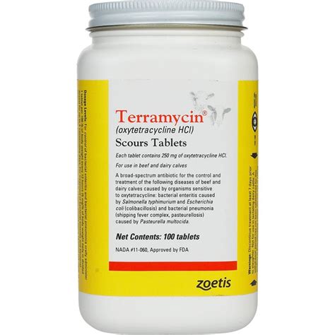 Terramycin Scour Tablets | Livestock Antibiotics - Allivet