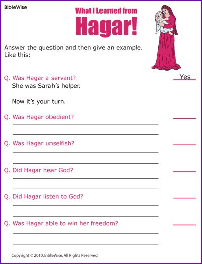 Abraham – Hagar Story - SundaySchoolist