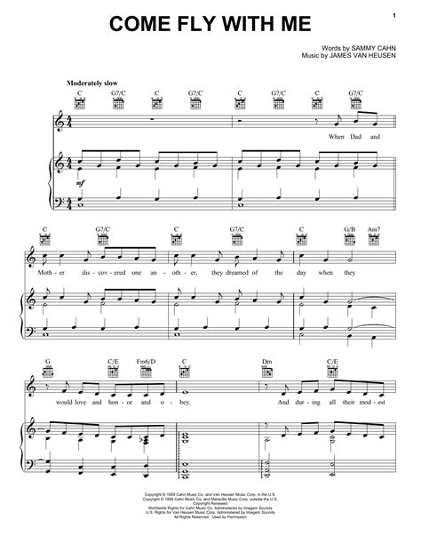 Come Fly With Me | Sheet Music Direct