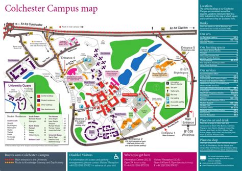 Colchester Campus Map | Land Transport | Transport