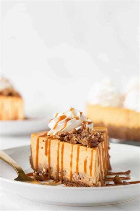 Pumpkin Praline Cheesecake - My Baking Addiction