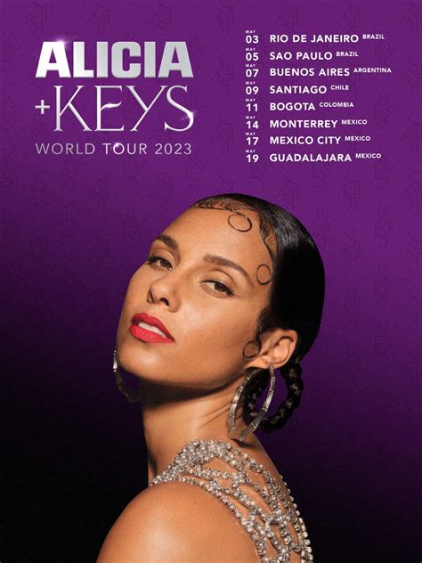 ALICIA KEYS EXPANDS ALICIA + KEYS WORLD TOUR INTO LATIN AMERICA - ROC NATION