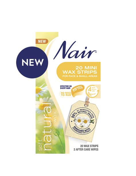 Nair Sensitive Mini Wax Strips 20 Pack | Nair™ Australia