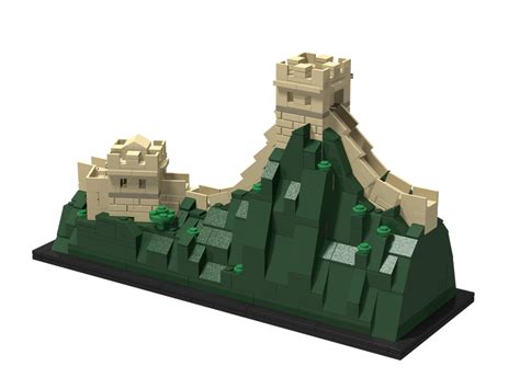 LEGO MOC Extension of Great Wall of China - 21041 - High mountain section by elvarim ...