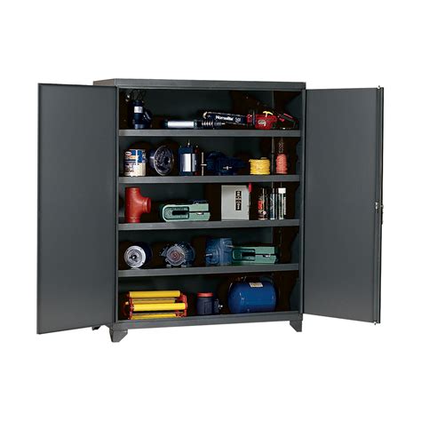 Edsal Extra Heavy-Duty Storage Cabinet — 60in.W x 24in.D x 78in.H ...