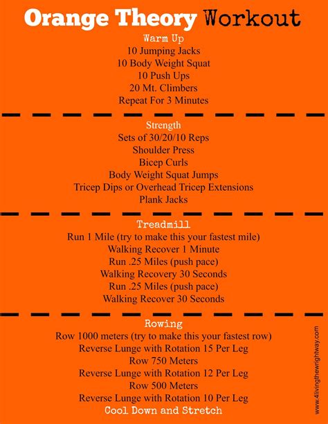 Orangetheory Workout Schedule | Blog Dandk