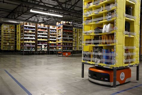 A Sneak Peak into Amazon's Warehouse Shows How Robots are Ta