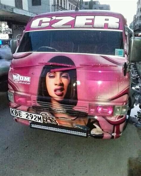 American Rapper Cardi B Impressed By Kenyan Matatu Graffiti - Naibuzz