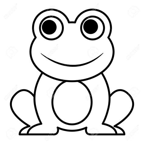 Frog Drawing Coloring Pages