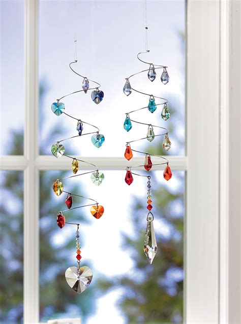 Crystal Ultra Grand Cascade™ Suncatcher | Gardeners.com | Suncatcher diy, Diy wind chimes, Wind ...