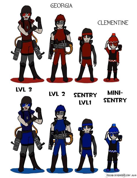 ::TF2:: sentry girls by pklcha on DeviantArt