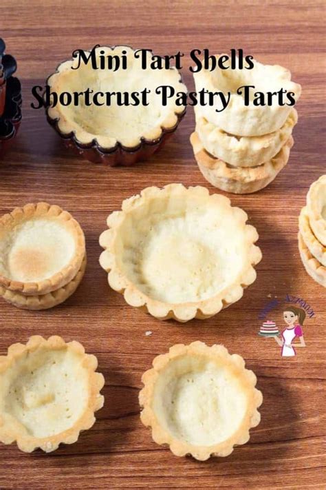 Mini Tart Shells: A Delicious Recipe for a Buttery Shortcrust Pastry - Veena Azmanov