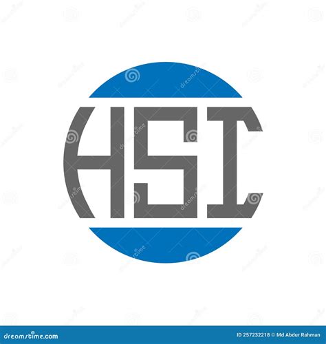 HSI Letter Logo Design on White Background. HSI Creative Initials ...