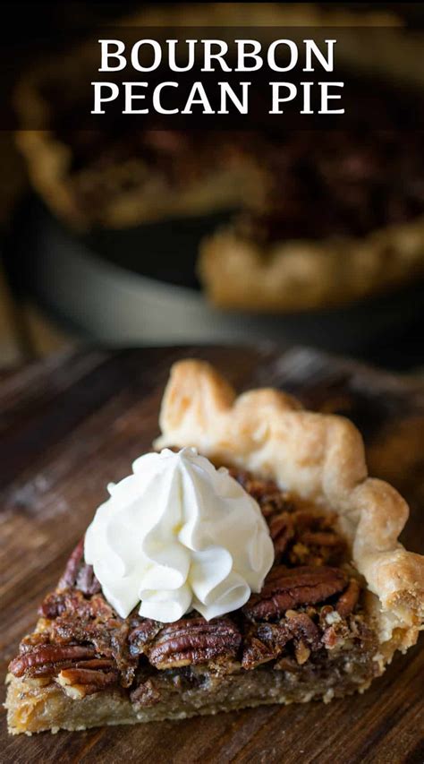 Bourbon Pecan Pie - Culinary Ginger