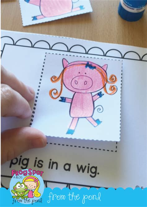 Pig in a Wig Printable Reader + Freebie | From the Pond