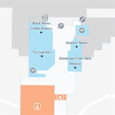 Albuquerque Airport Concourse A Interactive Map & Guide