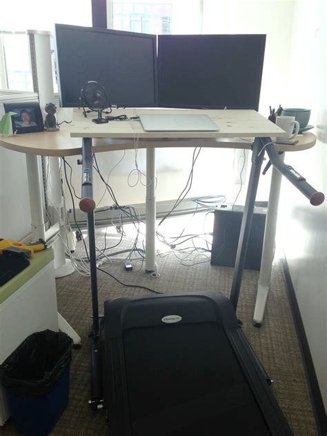 Treadmill desk setup | I bought a (relatively) cheap treadmi… | Flickr