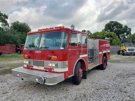 1989 Pierce Rescue Pumper Fire Truck - Detroit 6V92T, Automatic For Sale, 9,391 Miles | Tampa ...