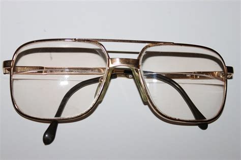 Luxottica Director Eyeglasses Aviator Frame Gold by DanteBoutique