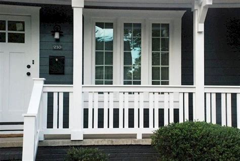 80 Farmhouse Front Porch Decor Ideas | Craftsman porch, Porch design, Porch railing