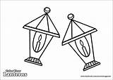 Noreen  Fanoos coloring Page Ramadan Lantern Kids sketch template