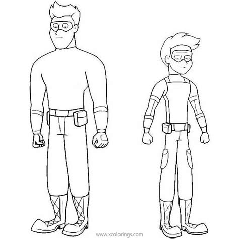 Henry Danger Coloring Pages Black and White - XColorings.com