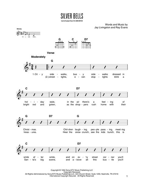 Silver Bells by Jay Livingston - Solo Guitar - Guitar Instructor