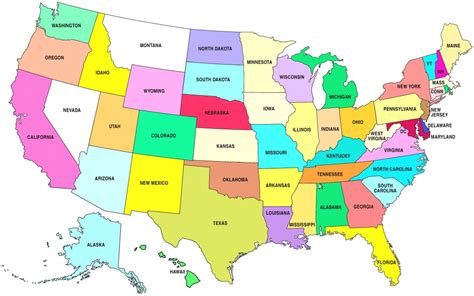 Printable Map Of Usa With State Names And Abbreviations - Printable US Maps