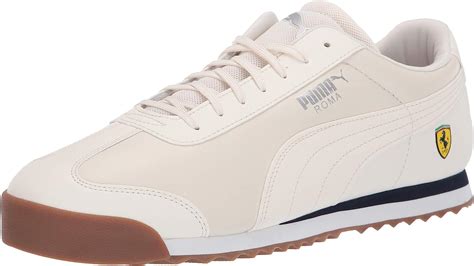 Amazon.com | Puma Men's Scuderia Ferrari Roma Sneaker, Whisper White ...