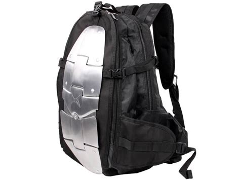 Large Motorcycle Aluminum Armor Riding Backpack Back/Spine Protector ...