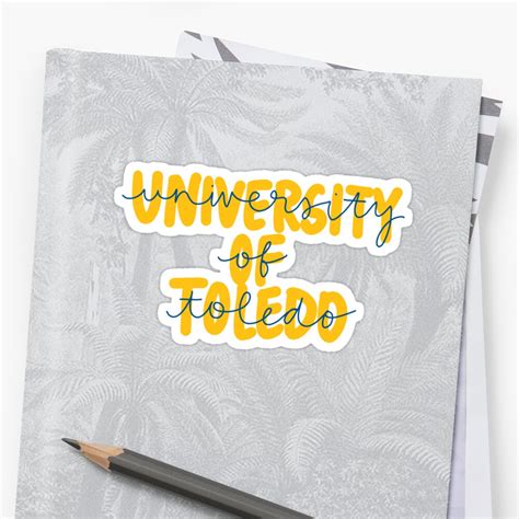 "university of toledo" Sticker by lizieisenmann | Redbubble