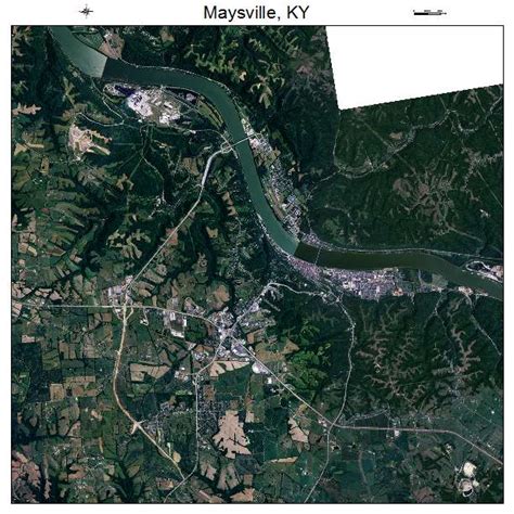 Aerial Photography Map of Maysville, KY Kentucky