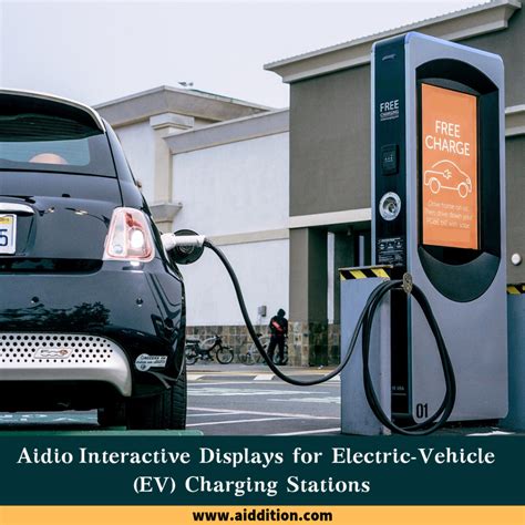 Interactive Displays for Electric Vehicle (EV) Charging Stations