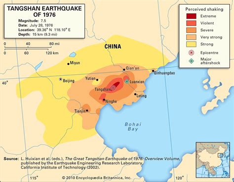 Tangshan earthquake of 1976 | Magnitude, Deaths, Damage, & Facts ...